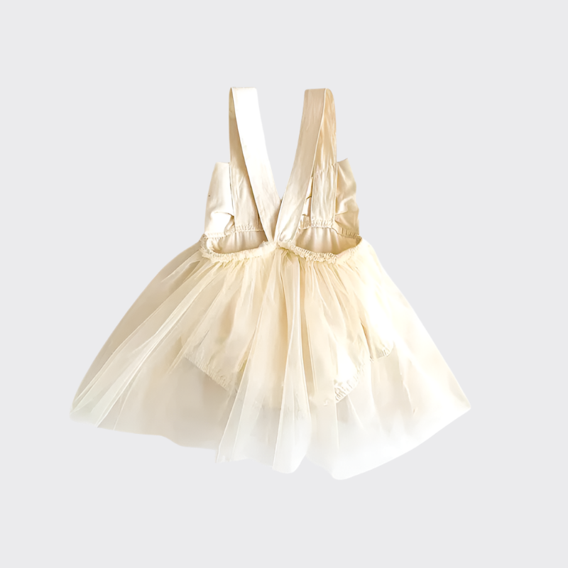 Big bow tutu in white back