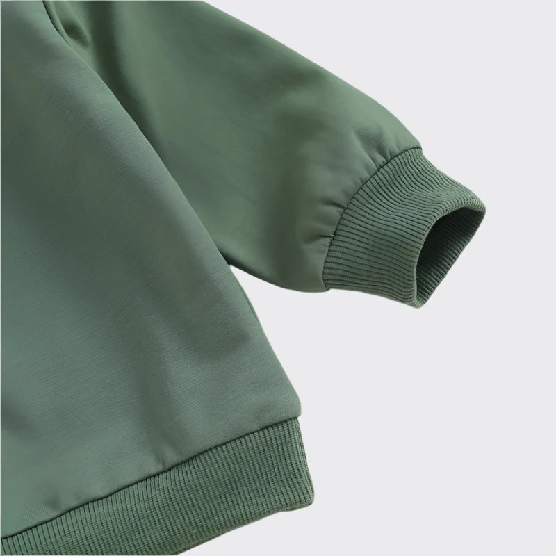 Green Sweatshirt Tracksuit - sleeve