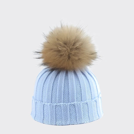 Big Fur PomPom Beanie