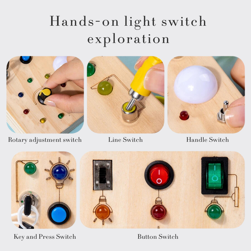 Montessori Busy Board switch varieties