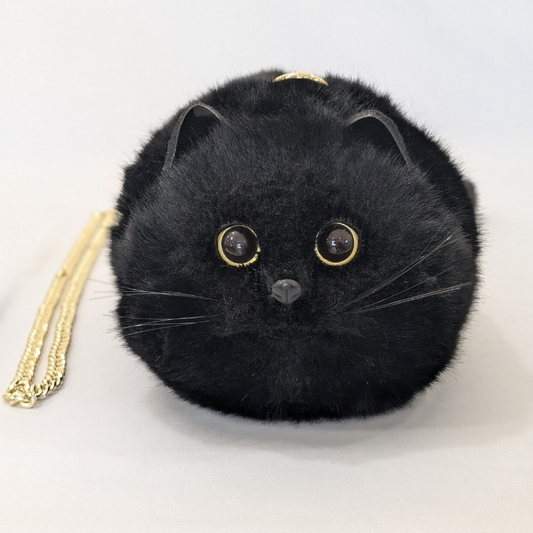 The Purrse - Front View with Crossbody Chain